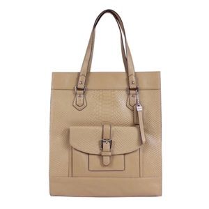 COACH • Charlie Embossed Leather Tote Bag